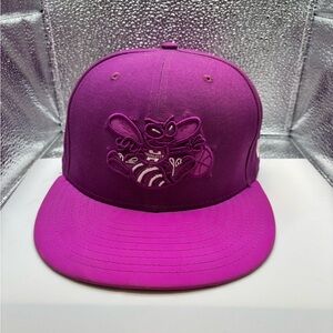 Charlotte hornets New Era Purple magenta pink Fitted Cap